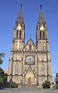 Praha - ostatn, Novogotick kostel. sv. Ludmily na Nmst Mru